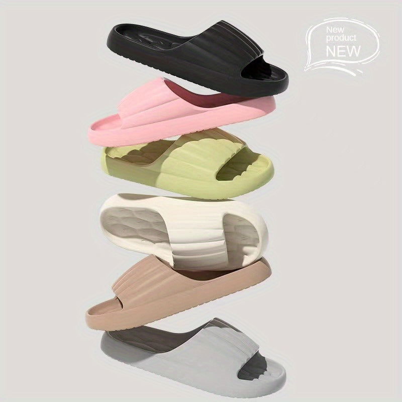 Minimalistische Kissen-Sandalen mit weicher Sohle
