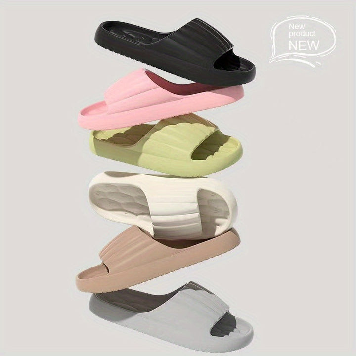 Minimalistische Kissen-Sandalen mit weicher Sohle