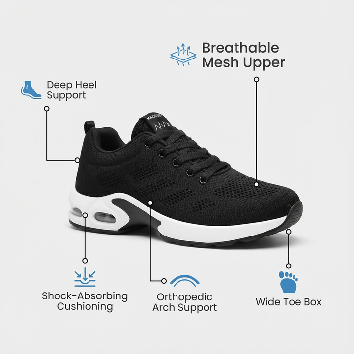 Orthora Pro – 12-Stunden-Komfortschuhe zur Linderung von Fersen- und Plantarfasziitis (Unisex)