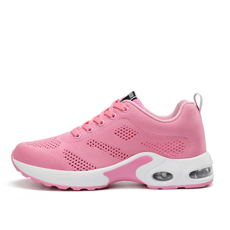 Leichte Damen Sneaker aus Mesh in Weiss