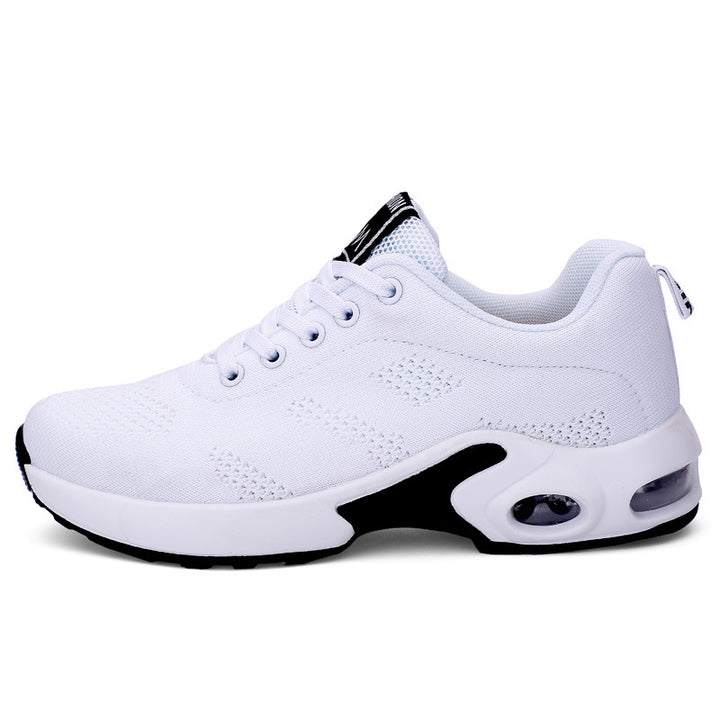 Leichte Damen Sneaker aus Mesh in Weiss