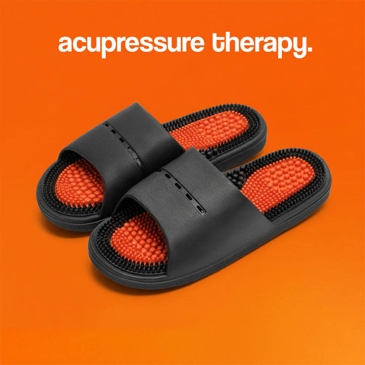 Fussmassage-Slides mit Noppen