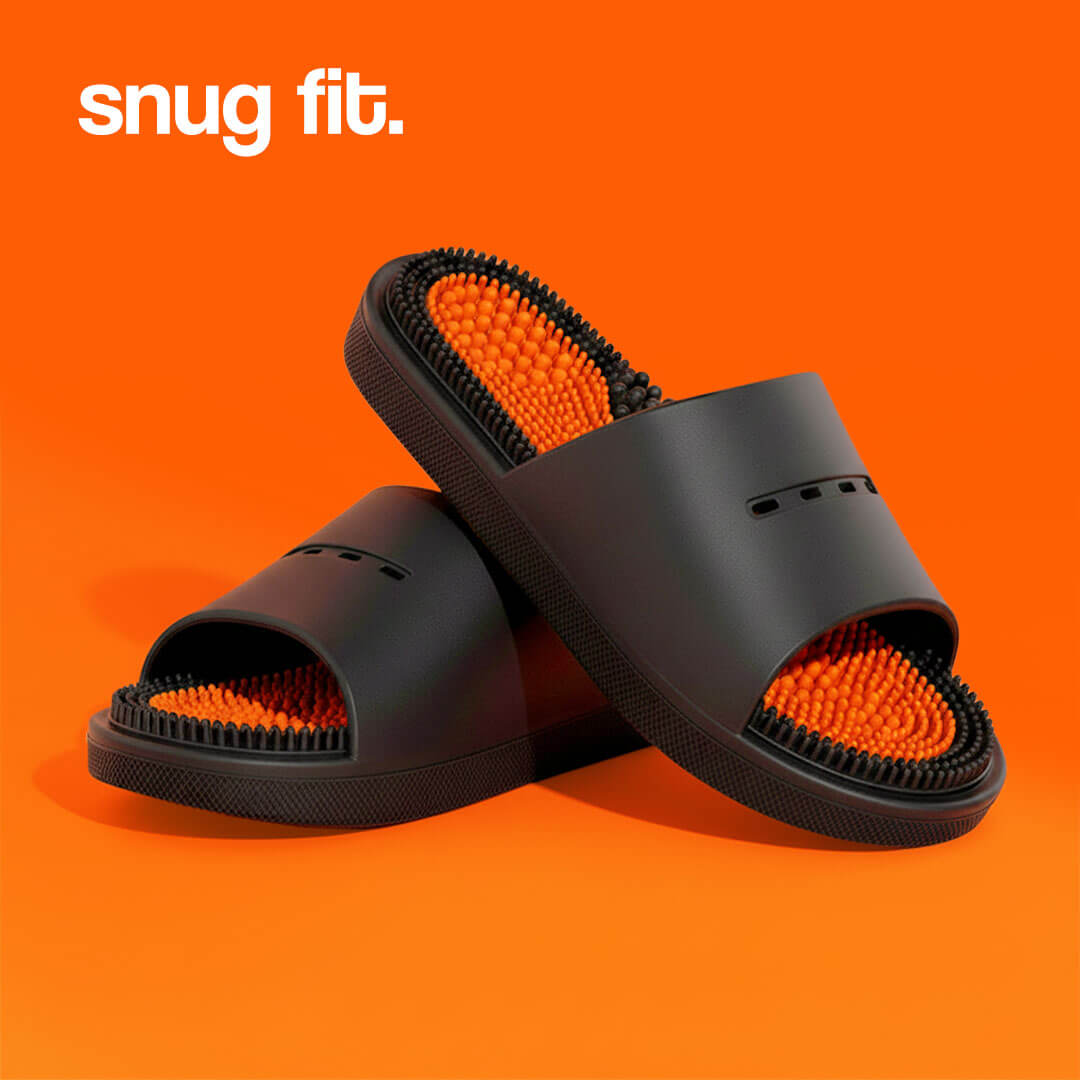 Fussmassage-Slides mit Noppen