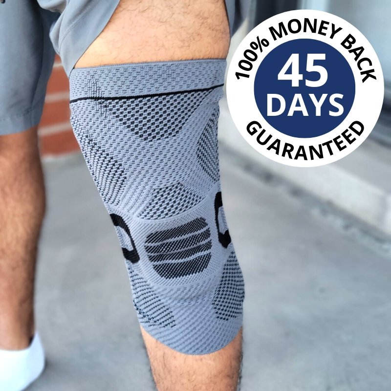 Kompressions-Kniebandage mit Seitenstabilisierung